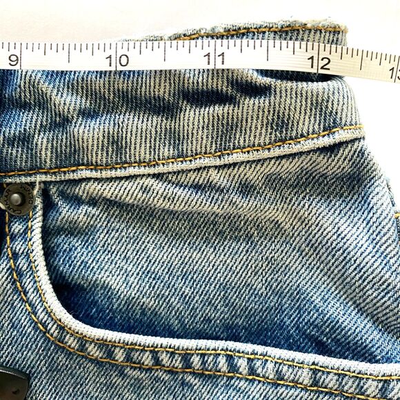 NWT Carmar Colin Half Zip Denim Mini Skirt Cotton Jean Womens  Sz 25 - Picture 7 of 11